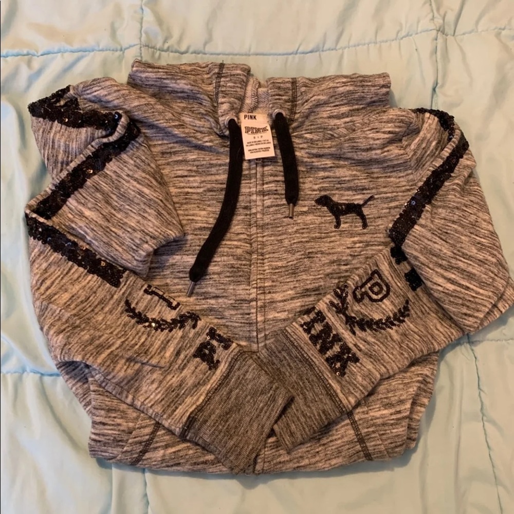 PINK BRAND sequin hoodie (SOLD)